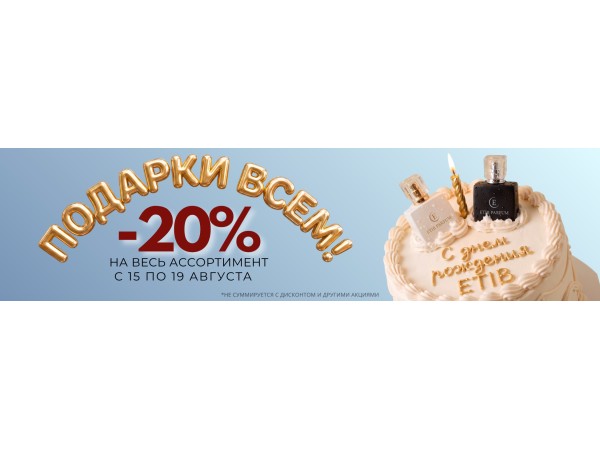 День рождения ETIB PARFUM